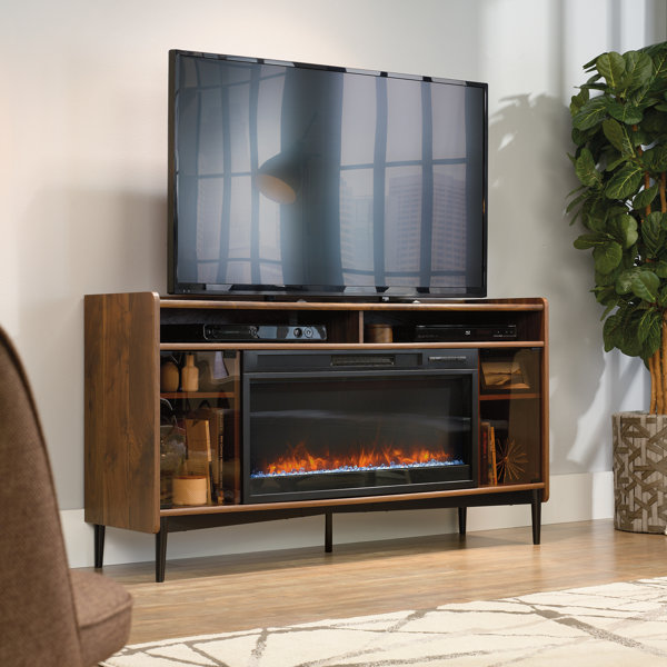 Ivy Bronx Gutierrez TV Stand for TVs up to 60" with Fireplace Included